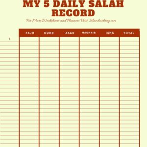 Salah tracker Calender