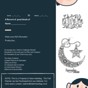 Ramadan Planner for Kids