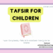 Tafsir for children