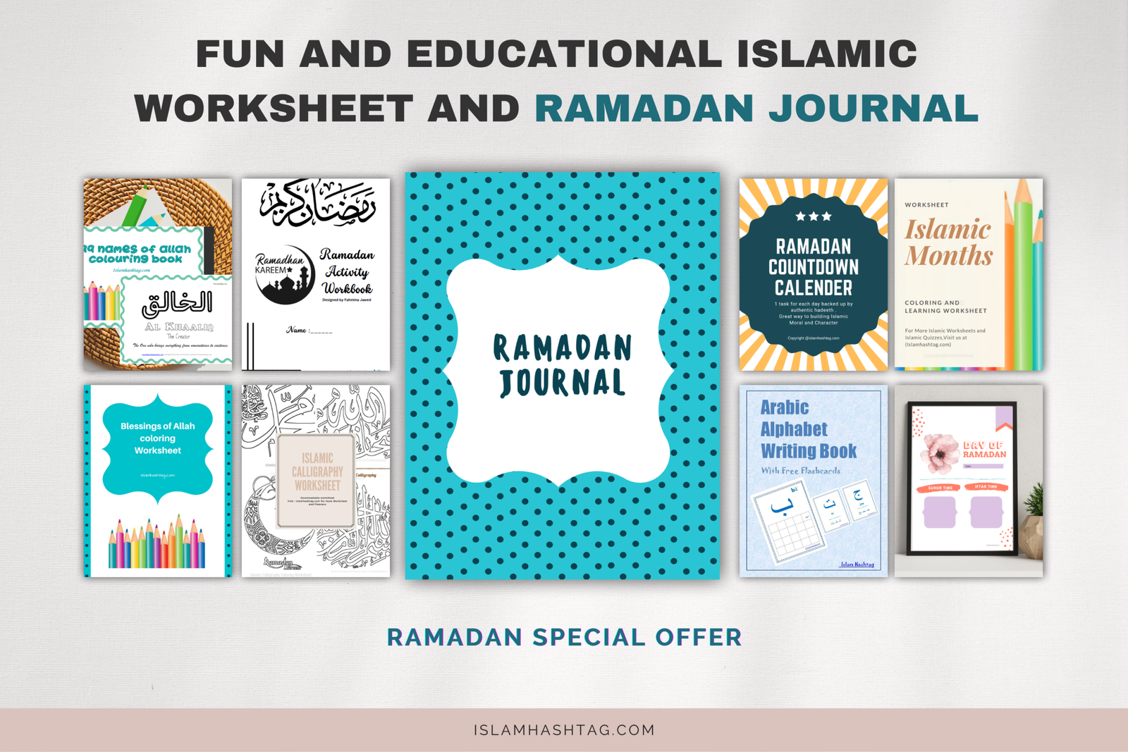 Ramadan 2026 OFFER : Bundle of Islamic worksheets