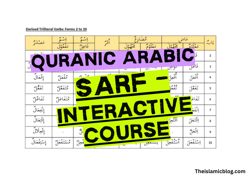 sarf summer course