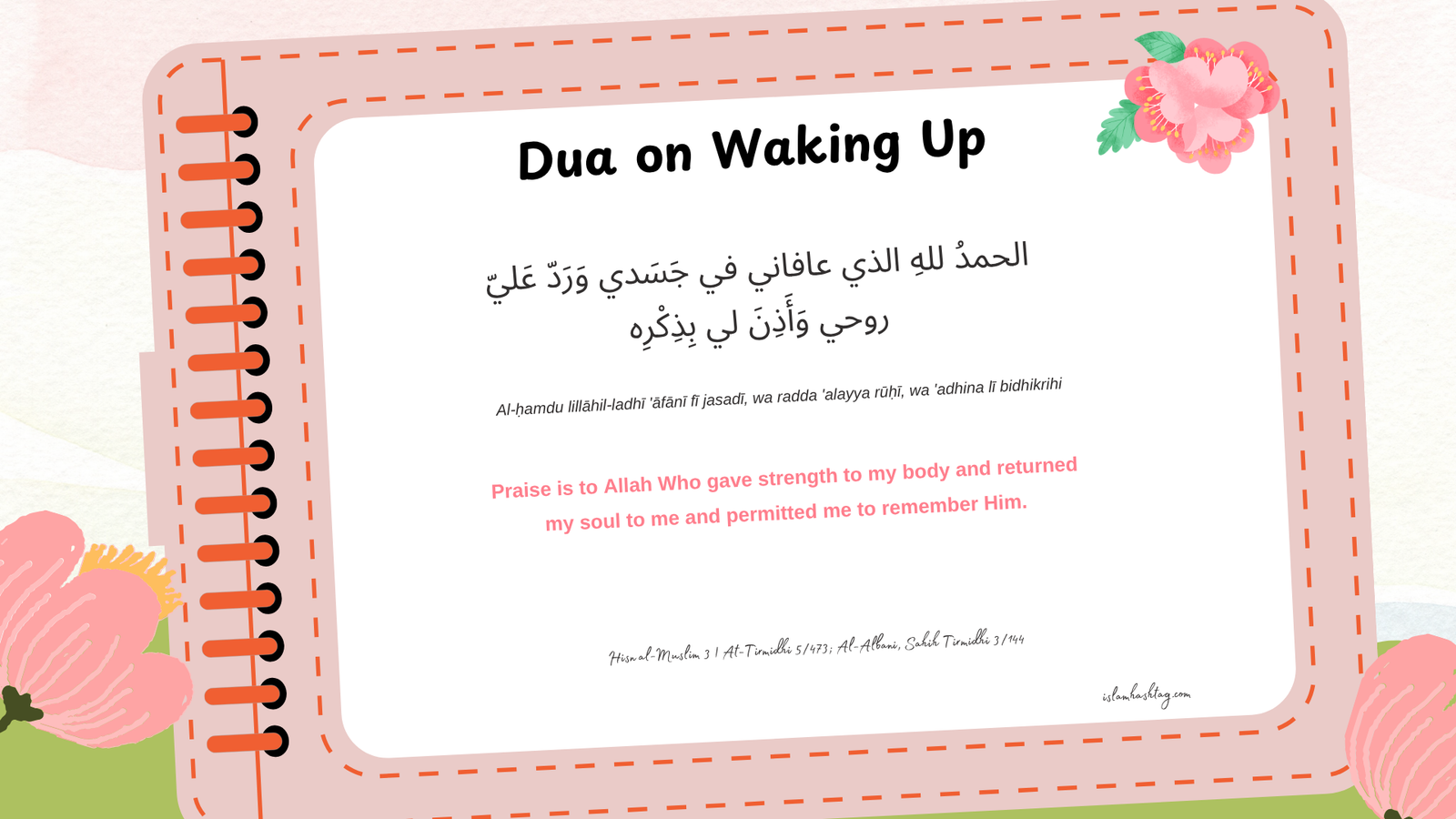 Alhamdulillahilladhi Afani Fi Jasadi